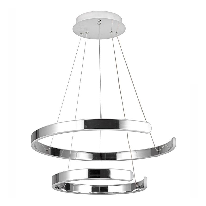 Lustre LED regulável em cabo LED/120W/230V 3000-6500K diâmetro 60 cm + comando à distância