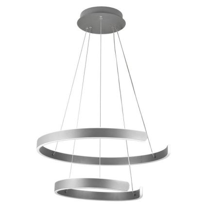 Lustre LED regulável em cabo LED/120W/230V 3000-6500K diâmetro 60 cm + comando à distância