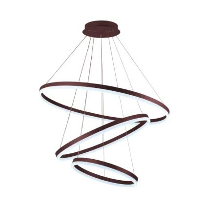 Lustre LED regulável em cabo LED/125W/230V 3000-6500K diâmetro 80 cm + comando à distância