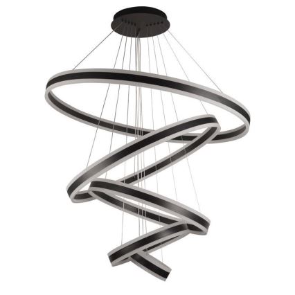 Lustre LED regulável em cabo LED/420W/230V 3000-6500K diâmetro 100 cm + comando à distância