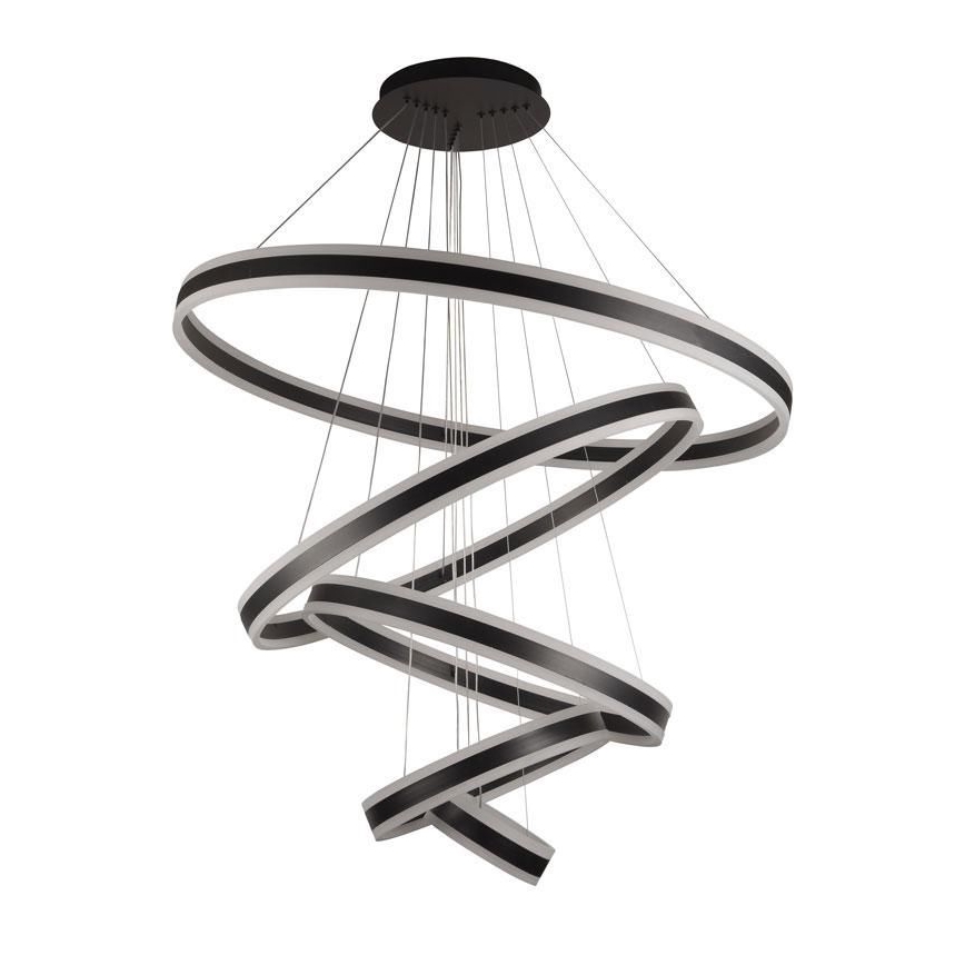 Lustre LED regulável em cabo LED/420W/230V 3000-6500K diâmetro 100 cm + comando à distância