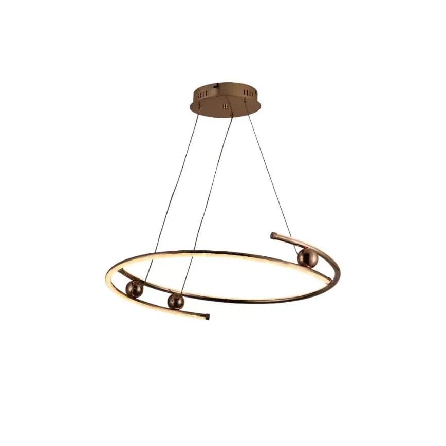 Lustre LED regulável em cabo LED/50W/230V 3000-6500K diâmetro 60 cm + comando à distância