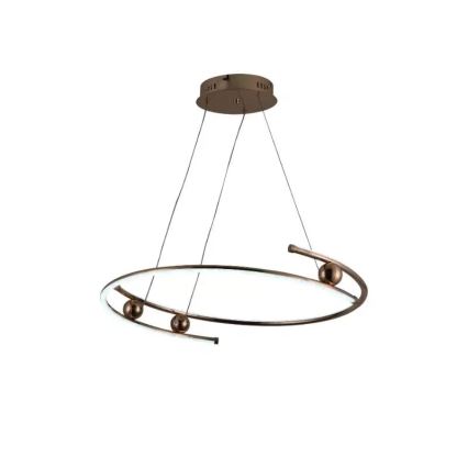 Lustre LED regulável em cabo LED/50W/230V 3000-6500K diâmetro 60 cm + comando à distância