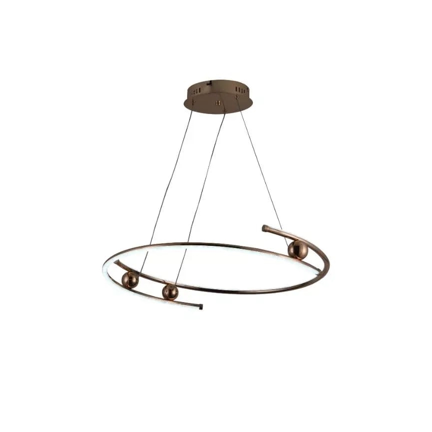 Lustre LED regulável em cabo LED/50W/230V 3000-6500K diâmetro 60 cm + comando à distância