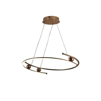 Lustre LED regulável em cabo LED/50W/230V 3000-6500K diâmetro 60 cm + comando à distância