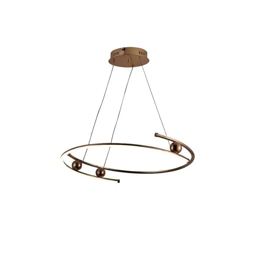 Lustre LED regulável em cabo LED/50W/230V 3000-6500K diâmetro 60 cm + comando à distância