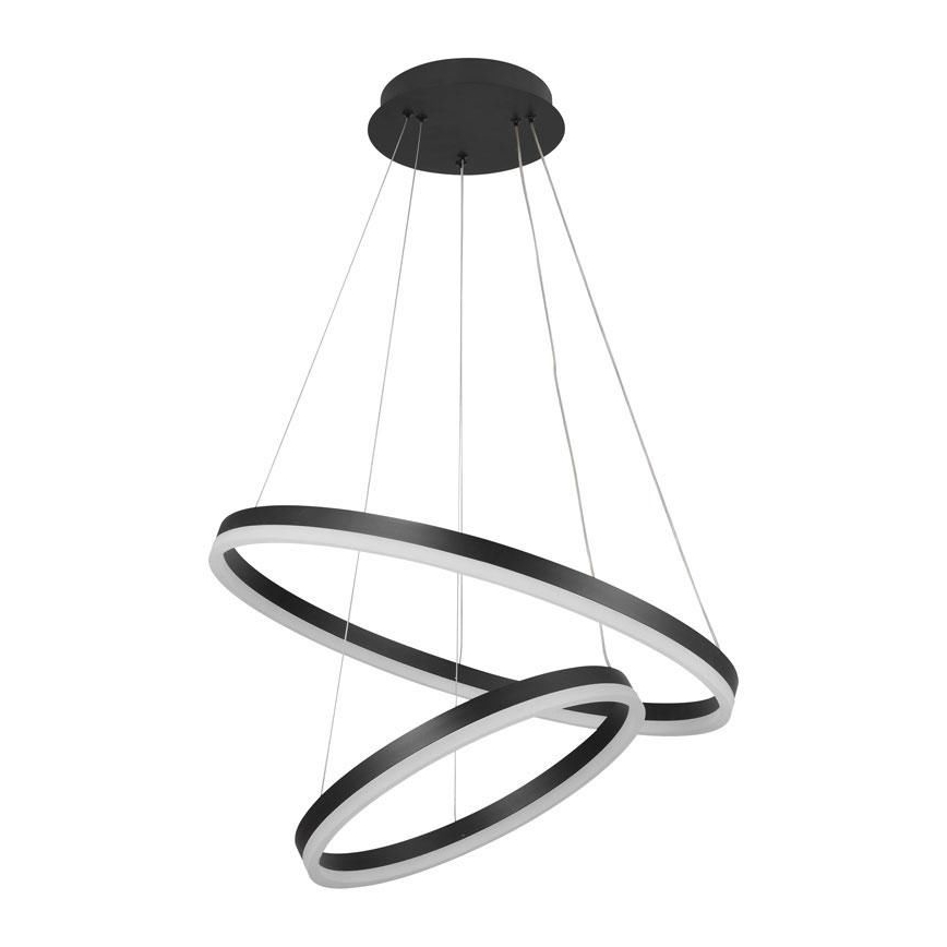 Lustre LED regulável em cabo LED/70W/230V 3000-6500K diâmetro 60 cm + comando à distância