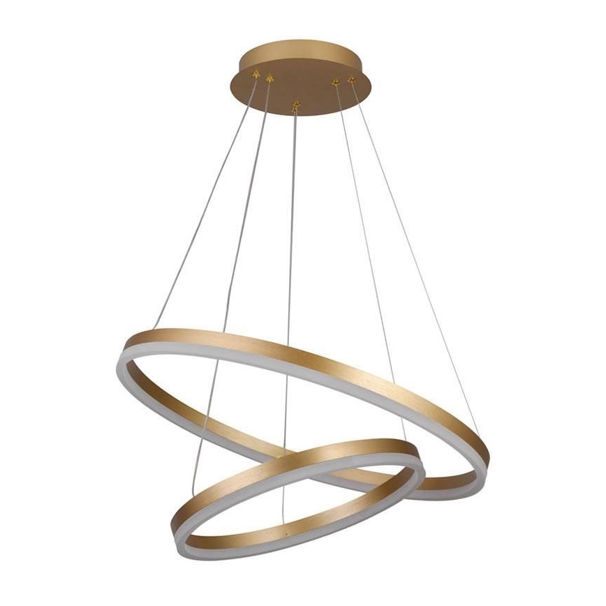 Lustre LED regulável em cabo LED/70W/230V 3000-6500K diâmetro 60 cm + comando à distância