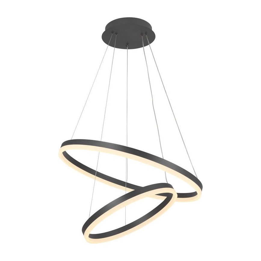 Lustre LED regulável em cabo LED/70W/230V 3000-6500K diâmetro 60 cm + comando à distância