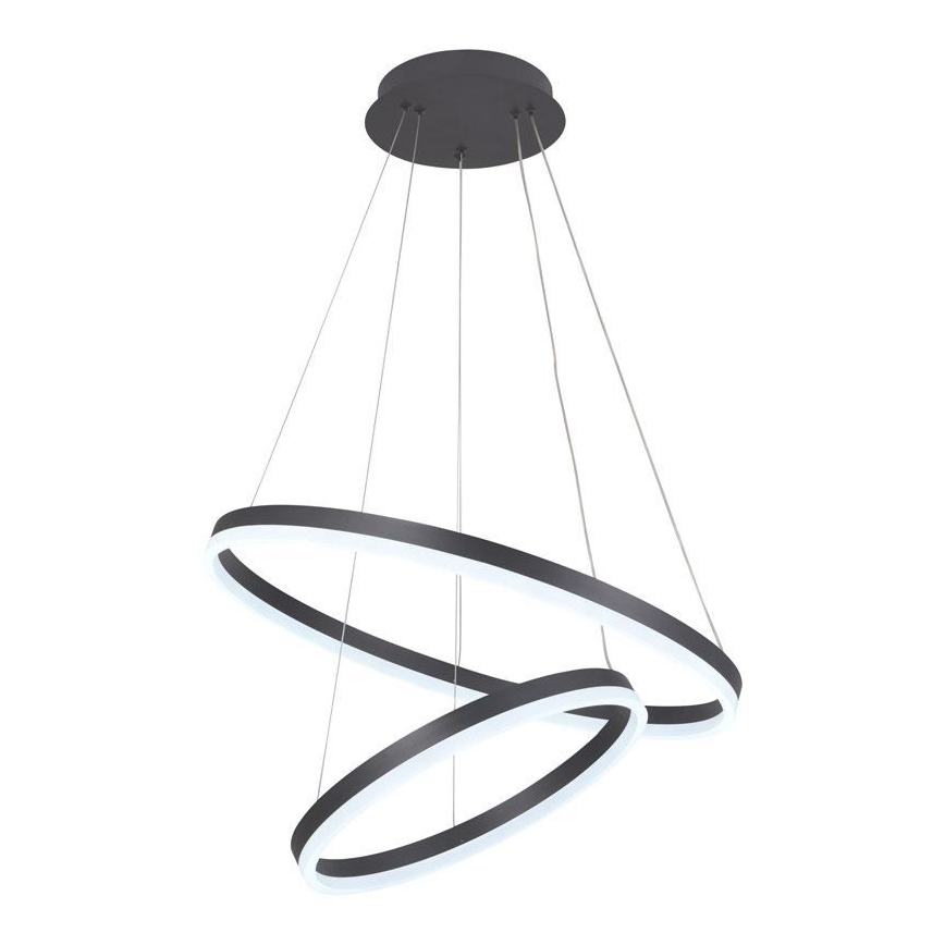 Lustre LED regulável em cabo LED/70W/230V 3000-6500K diâmetro 60 cm + comando à distância