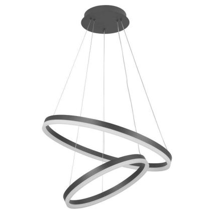 Lustre LED regulável em cabo LED/70W/230V 3000-6500K diâmetro 60 cm + comando à distância