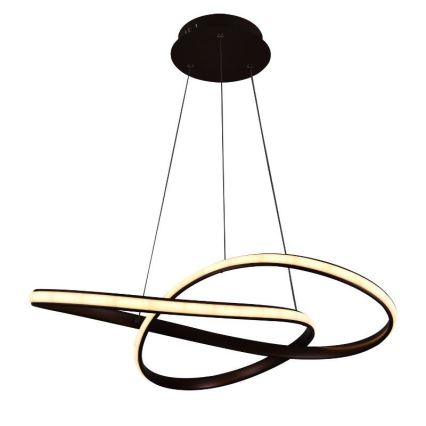 Lustre LED regulável em cabo LED/70W/230V 3000-6500K diâmetro 60 cm + comando à distância