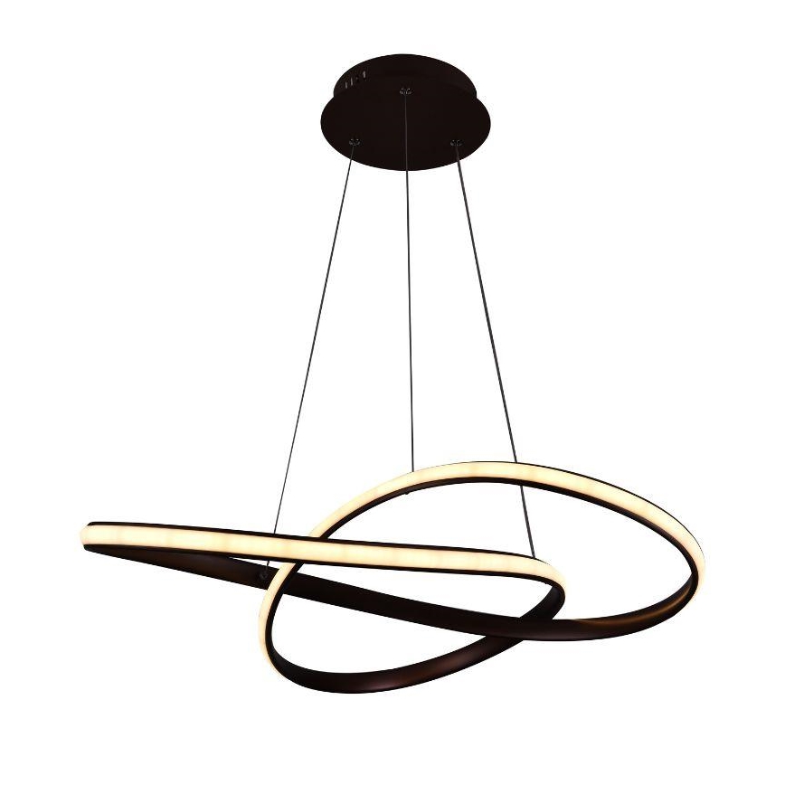 Lustre LED regulável em cabo LED/70W/230V 3000-6500K diâmetro 60 cm + comando à distância