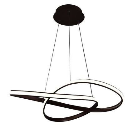Lustre LED regulável em cabo LED/70W/230V 3000-6500K diâmetro 60 cm + comando à distância