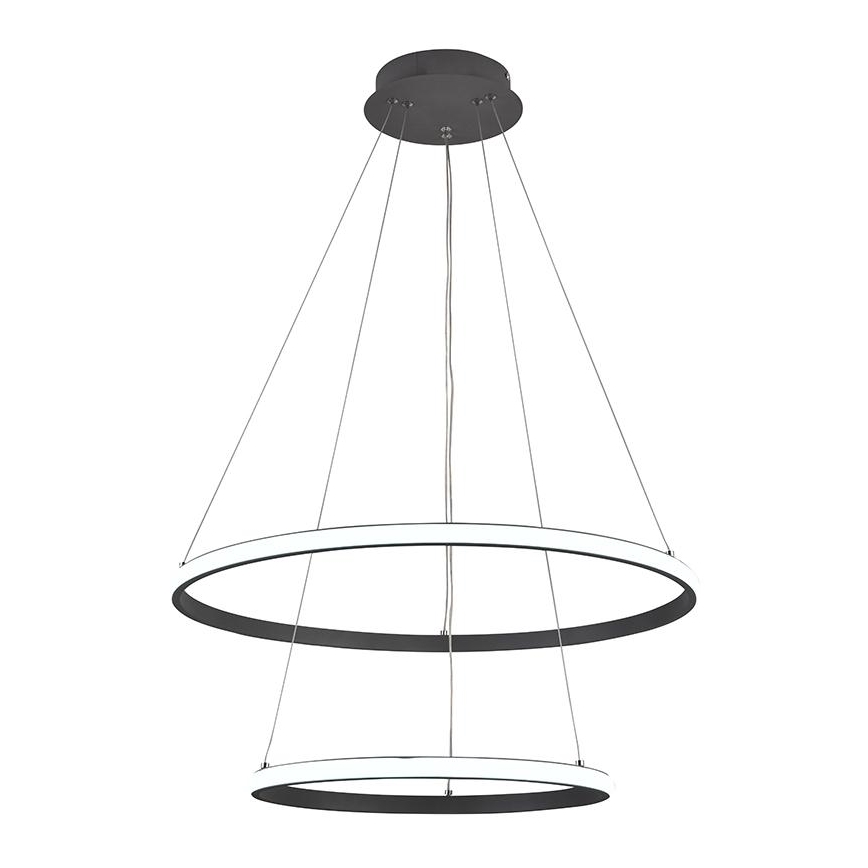 Lustre LED regulável em cabo LED/75W/230V 3000-6500K diâmetro 60 cm + controlo remoto