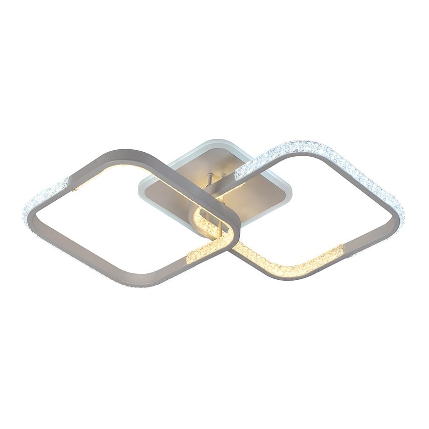 Lustre de teto LED dimmerizável LED/55W/230V 3000-6500K com controlo remoto