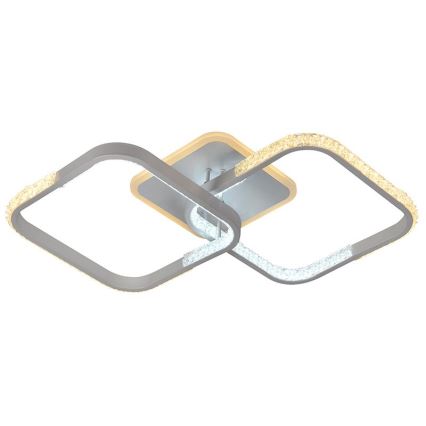 Lustre de teto LED dimmerizável LED/55W/230V 3000-6500K com controlo remoto