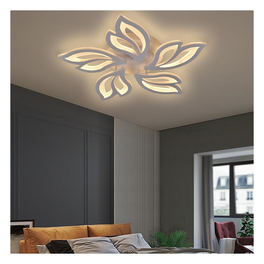 Lustre de teto LED regulável LED/65W/230V 3000-6500K + controlo remoto