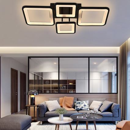 Lustre de teto LED dimmerizável LED/70W/230V 3000-6500K + controlo remoto