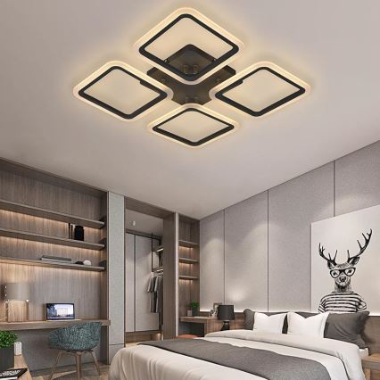 Lustre de teto LED dimmerizável LED/70W/230V 3000-6500K + controlo remoto