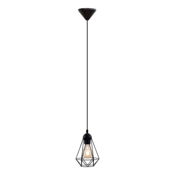 Lustre LED em cabo 1xE27/6,5W/230V 2500K preto