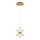 Lustre LED em cabo BUTTERFLY 2xLED/5W/230V 3000K dourado