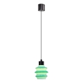 Lustre LED em cabo CACTUS LED/3W/230V 3000K preto/verde