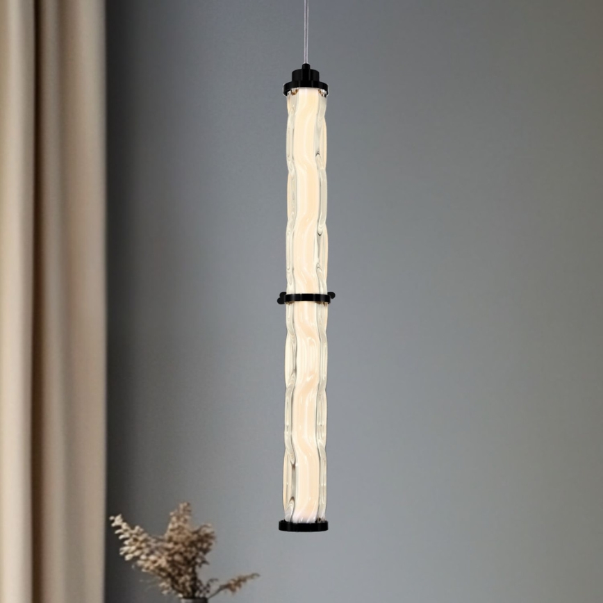 Lustre LED em cabo CORTE LED/18W/230V preto