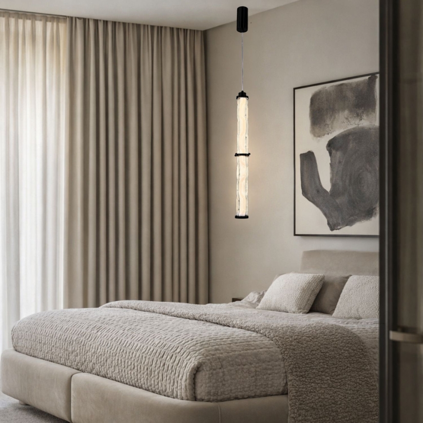 Lustre LED em cabo CORTE LED/18W/230V preto