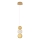 Lustre LED em cabo CREMONA, 5W/230V, 3000K, dourado