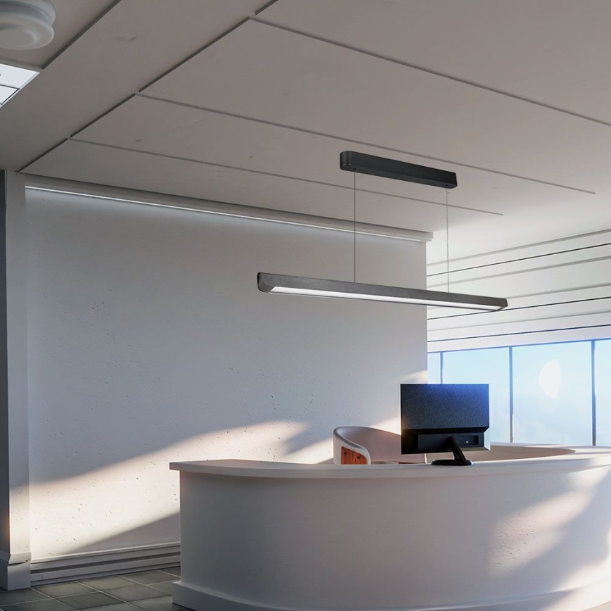 Lustre LED suspenso em cabo LED/36W/230V 3000/4000/6400K antracite