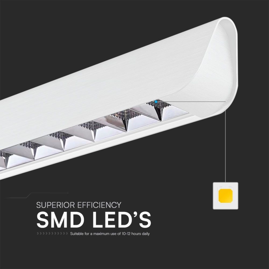 Lustre LED com cabo LED/36W/230V 3000/4000/6400K branco