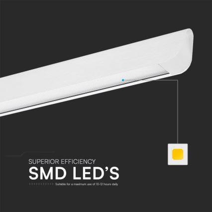 Lustre LED com cabo LED/36W/230V 3000/4000/6400K branco
