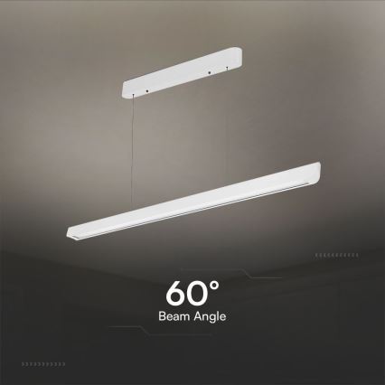 Lustre LED com cabo LED/36W/230V 3000/4000/6400K branco