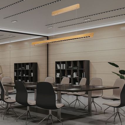 Lustre LED com cabo LED/36W/230V 3000/4000/6400K dourado