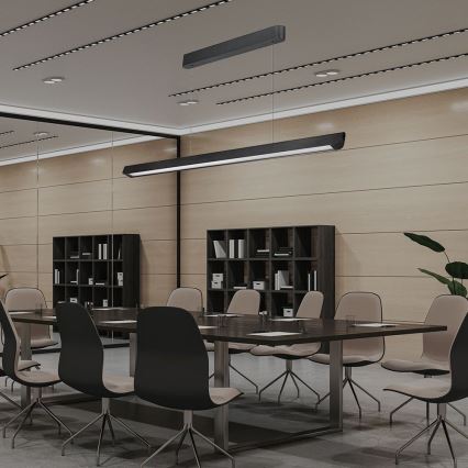 Lustre LED com cabo LED/36W/230V 3000/4000/6400K preto