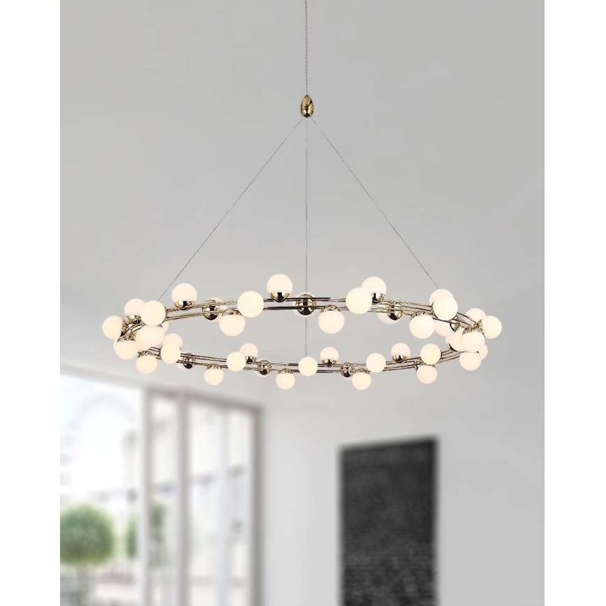 Lustre LED em cabo MARS LED/50W/230V 3000K dourado
