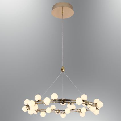 Lustre LED em cabo MARS LED/50W/230V 3000K dourado