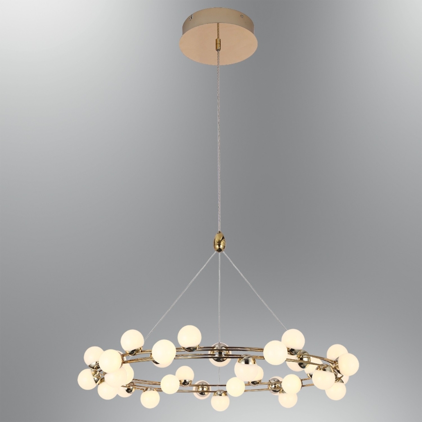 Lustre LED em cabo MARS LED/50W/230V 3000K dourado