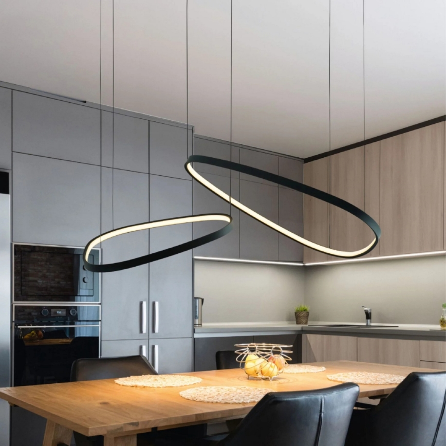 Lustre LED em cabo MICHELLE LED/48W/230V 4000K preto