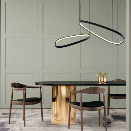 Lustre LED em cabo MICHELLE LED/48W/230V 4000K preto