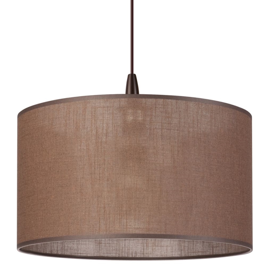 Lustre LED suspenso em cabo NOEL 1xE27/60W/230V castanho