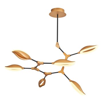 Lustre LED em haste ASTI 6xLED/7W/230V 3000K dourado