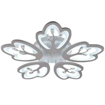 Lustre de teto LED dimmerizável LED/80W/230V 3000-6500K com controlo remoto