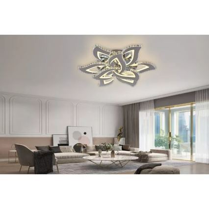 Lustre de teto LED dimmerizável LED/180W/230V 3000-6500K com controlo remoto
