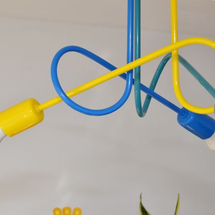 Lustre de teto infantil LED OXFORD 3xE27/15W/230V