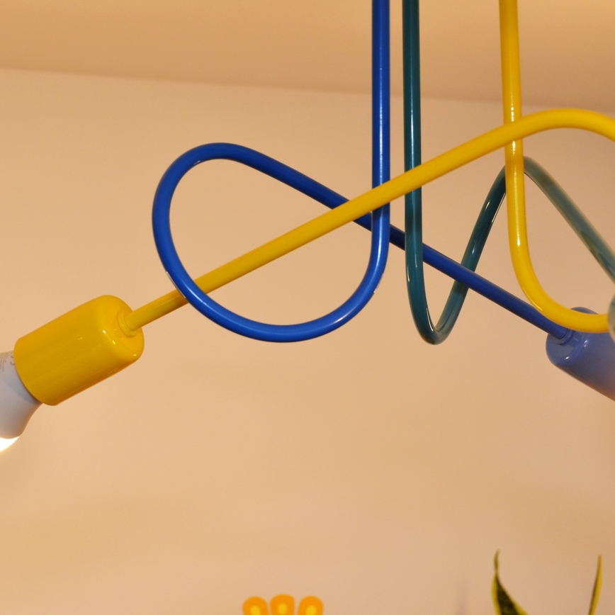 Lustre de teto infantil LED OXFORD 3xE27/15W/230V