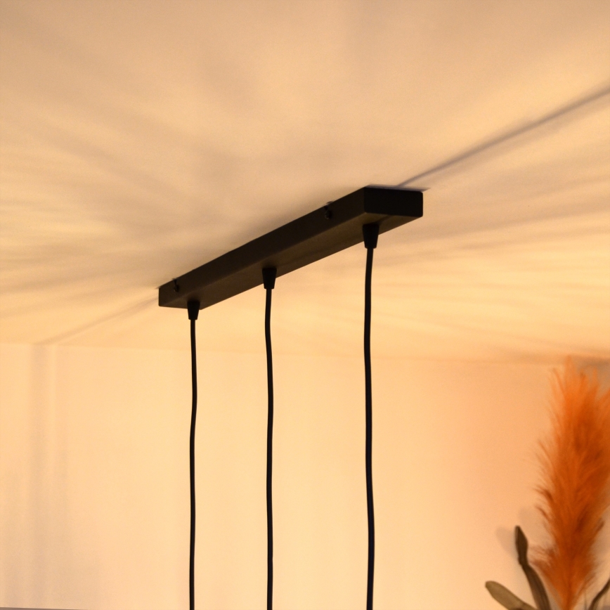 Lustre LED suspenso MERCURE 3xE27/15W/230V