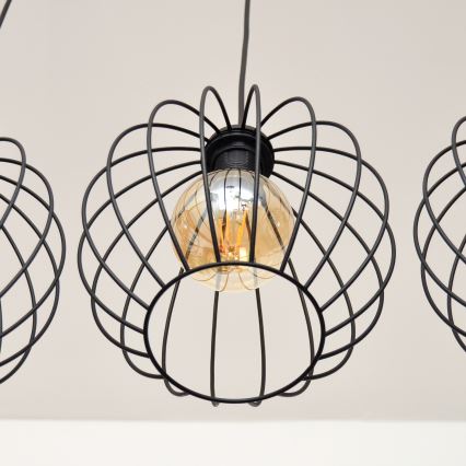 Lustre LED suspenso MERCURE 3xE27/15W/230V