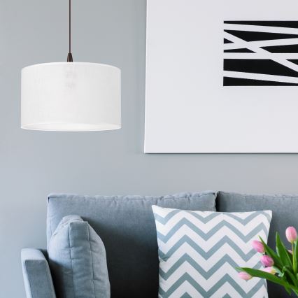 Lustre LED suspenso em cabo NOEL 1xE27/60W/230V branco